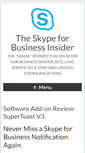 Mobile Screenshot of lyncinsider.com